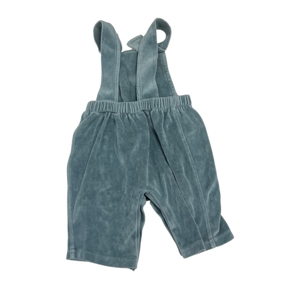 Vintage Disney Kids Teal Overalls with Mickey Design - Picture 4 of 5